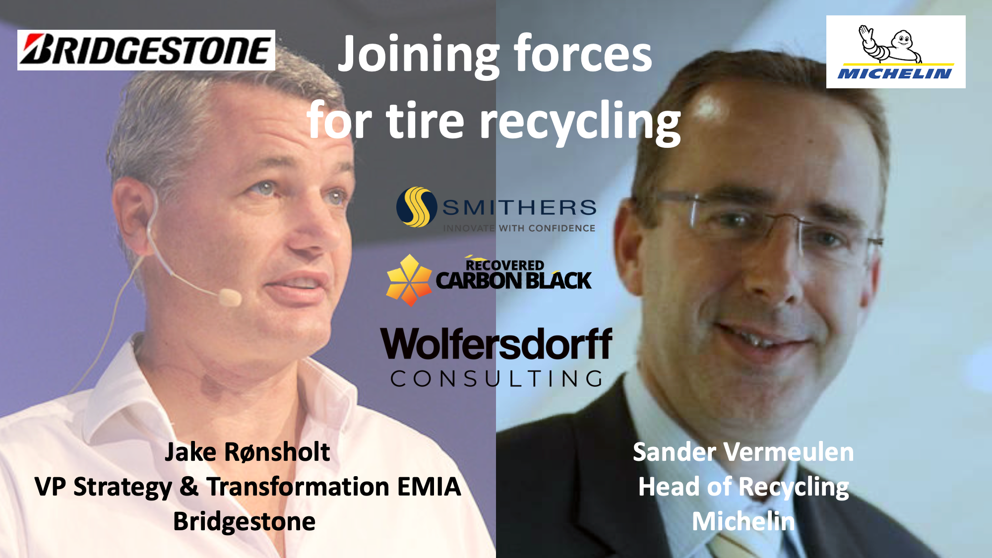 Wolfersdorff Consulting Berlin - Bridgestone and Michelin join forces for tire recycling