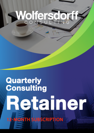 You are booking my quarterly consulting retainer. You are getting one full consulting day per quarter for your 2k€ quarterly subscription.